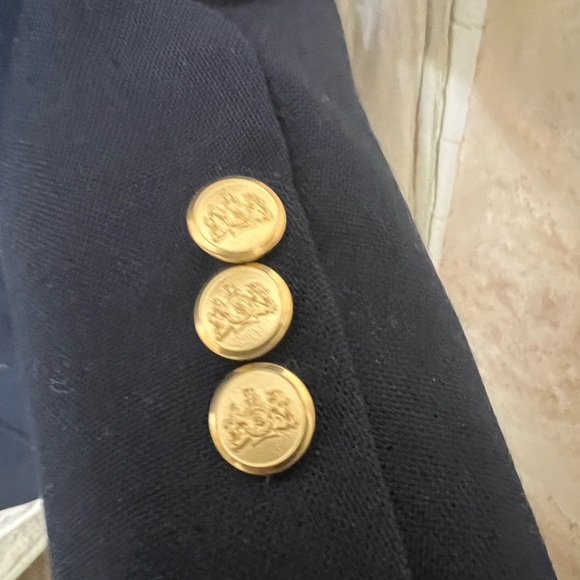 STAFFORD MENS BLAZER SIZE 43L WITH GOLD BUTTONS. - Picture 6 of 7